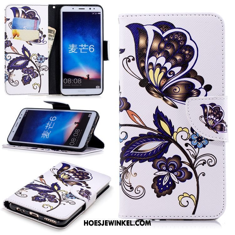 Huawei Mate 10 Lite Hoesje Siliconen Wit Anti-fall, Huawei Mate 10 Lite Hoesje All Inclusive Hoes