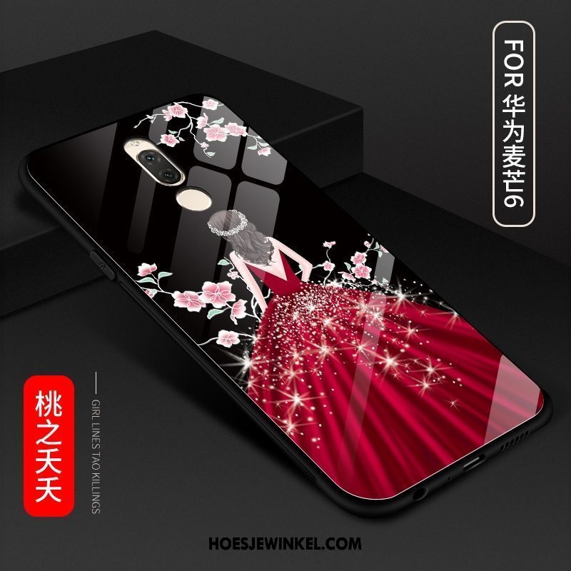 Huawei Mate 10 Lite Hoesje Skärmskydd Glas Anti-fall, Huawei Mate 10 Lite Hoesje Tempereren Hoes