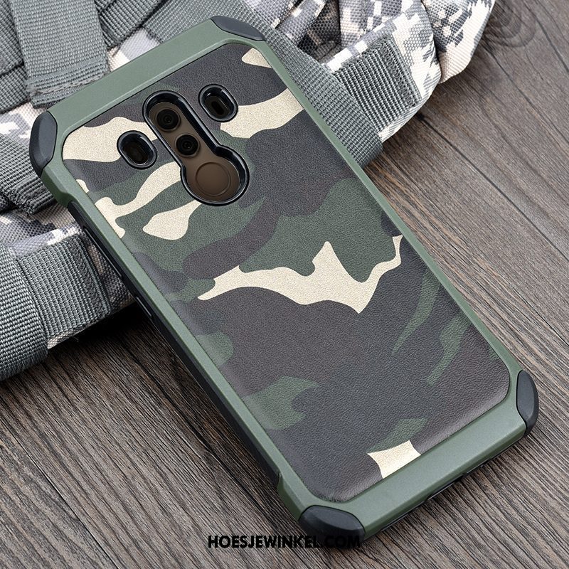 Huawei Mate 10 Pro Hoesje All Inclusive Camouflage Hoes, Huawei Mate 10 Pro Hoesje Bescherming Anti-fall Braun Sandfarben