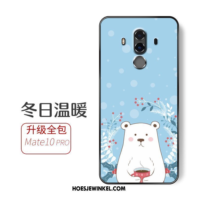 Huawei Mate 10 Pro Hoesje Anti-fall Zacht All Inclusive, Huawei Mate 10 Pro Hoesje Mobiele Telefoon Blauw