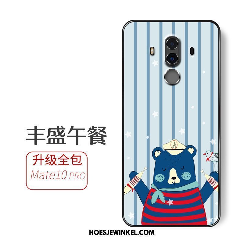 Huawei Mate 10 Pro Hoesje Anti-fall Zacht All Inclusive, Huawei Mate 10 Pro Hoesje Mobiele Telefoon Blauw