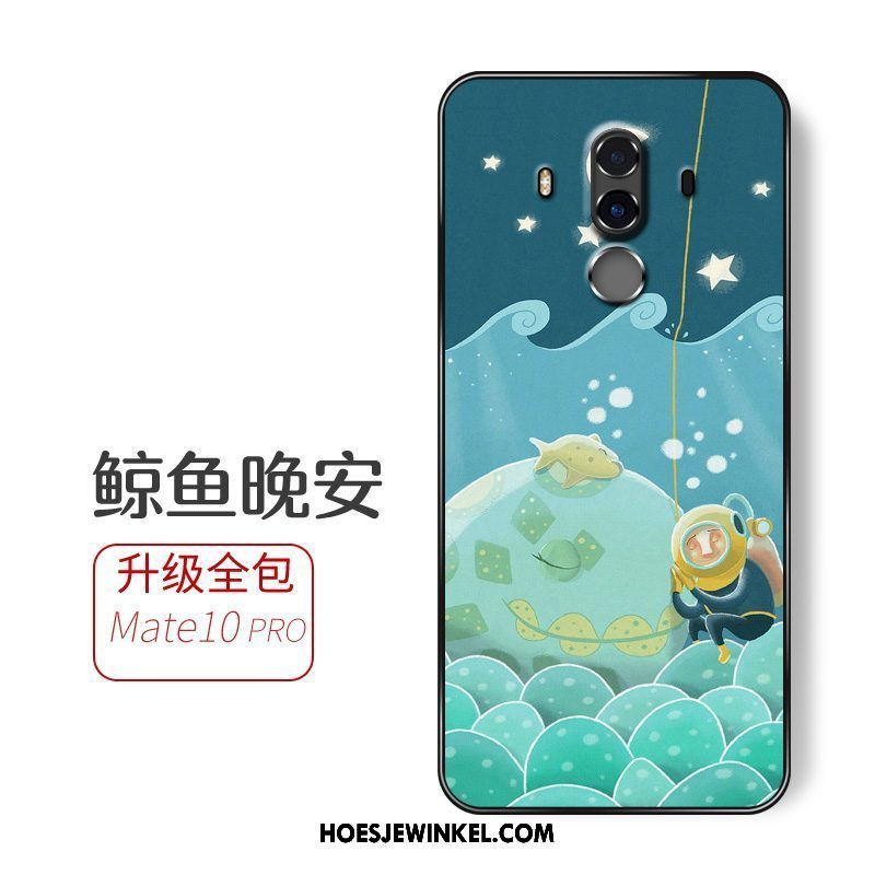 Huawei Mate 10 Pro Hoesje Anti-fall Zacht All Inclusive, Huawei Mate 10 Pro Hoesje Mobiele Telefoon Blauw