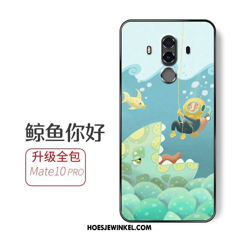 Huawei Mate 10 Pro Hoesje Anti-fall Zacht All Inclusive, Huawei Mate 10 Pro Hoesje Mobiele Telefoon Blauw