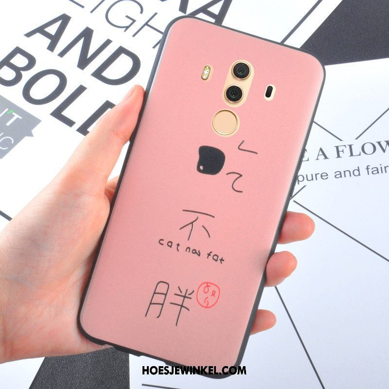 Huawei Mate 10 Pro Hoesje Bescherming Zacht Gasbag, Huawei Mate 10 Pro Hoesje Net Red Roze