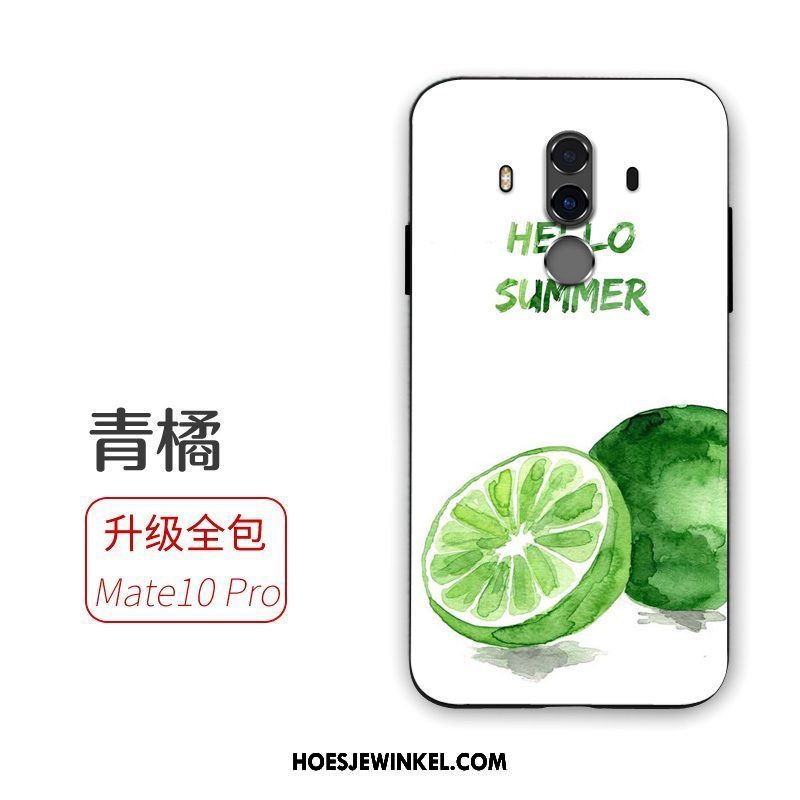 Huawei Mate 10 Pro Hoesje Hanger Zacht Groen, Huawei Mate 10 Pro Hoesje Anti-fall Bescherming