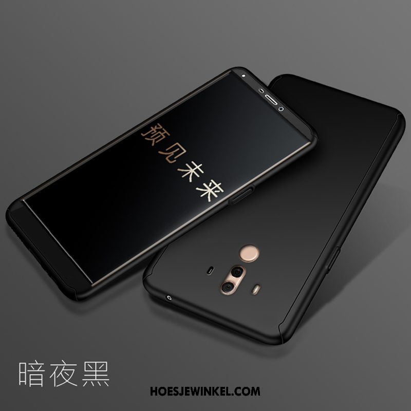 Huawei Mate 10 Pro Hoesje Hard Mobiele Telefoon Blauw, Huawei Mate 10 Pro Hoesje Folio Leren Etui