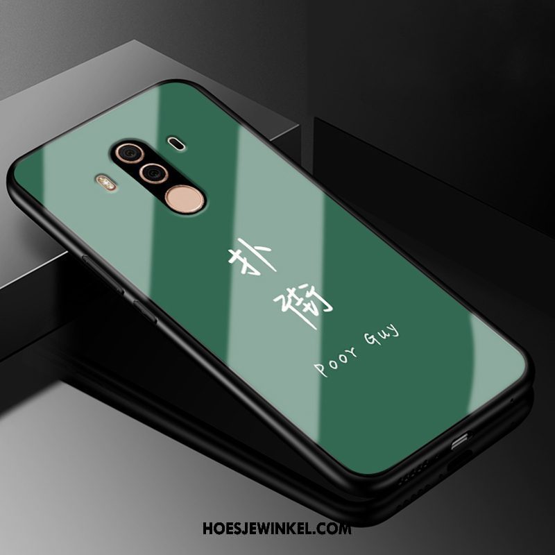 Huawei Mate 10 Pro Hoesje Hoes Anti-fall Lovers, Huawei Mate 10 Pro Hoesje Siliconen Zwart