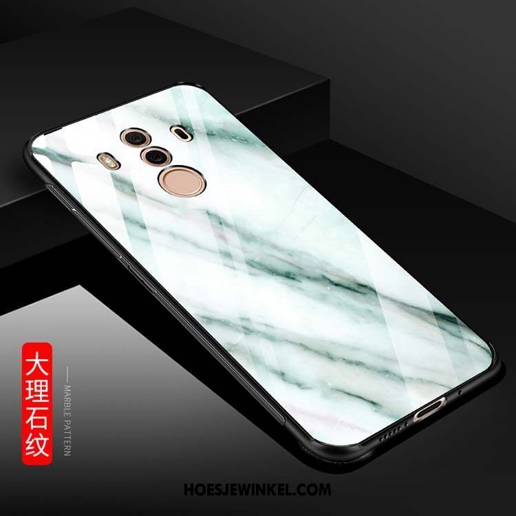 Huawei Mate 10 Pro Hoesje Hoes Gehard Glas Geel, Huawei Mate 10 Pro Hoesje Mobiele Telefoon