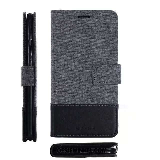 Huawei Mate 10 Pro Hoesje Kaart Leren Etui Ondersteuning, Huawei Mate 10 Pro Hoesje Mobiele Telefoon Clamshell Braun