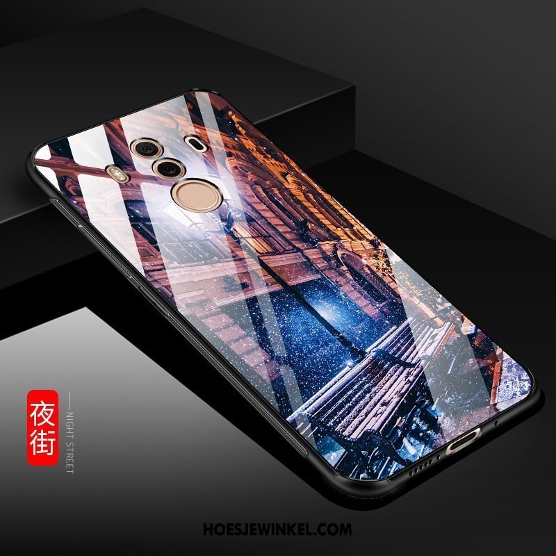 Huawei Mate 10 Pro Hoesje Mobiele Telefoon Anti-fall Glas, Huawei Mate 10 Pro Hoesje Bescherming Zacht