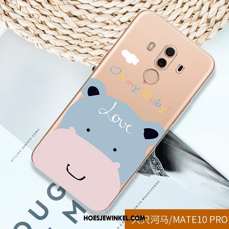 Huawei Mate 10 Pro Hoesje Mobiele Telefoon Doorzichtig Anti-fall, Huawei Mate 10 Pro Hoesje Bescherming All Inclusive