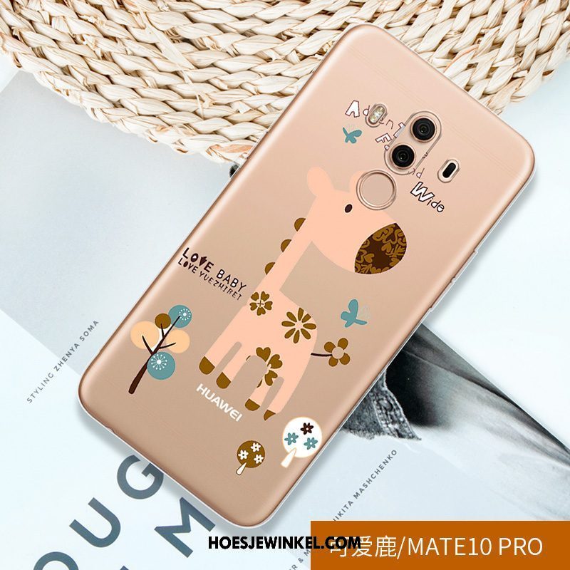 Huawei Mate 10 Pro Hoesje Mobiele Telefoon Doorzichtig Anti-fall, Huawei Mate 10 Pro Hoesje Bescherming All Inclusive