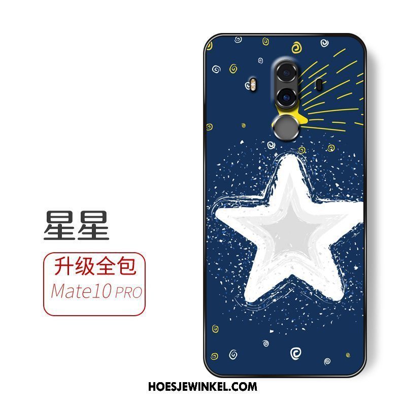 Huawei Mate 10 Pro Hoesje Mobiele Telefoon Groen Zacht, Huawei Mate 10 Pro Hoesje Anti-fall Hanger