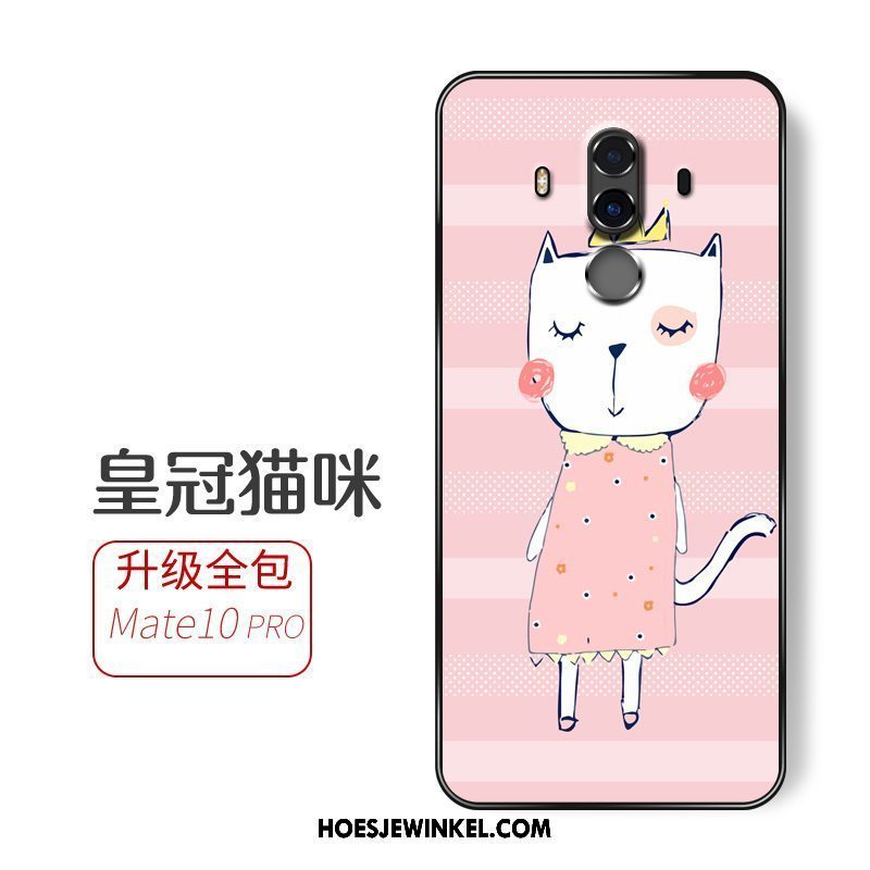 Huawei Mate 10 Pro Hoesje Mobiele Telefoon Groen Zacht, Huawei Mate 10 Pro Hoesje Anti-fall Hanger