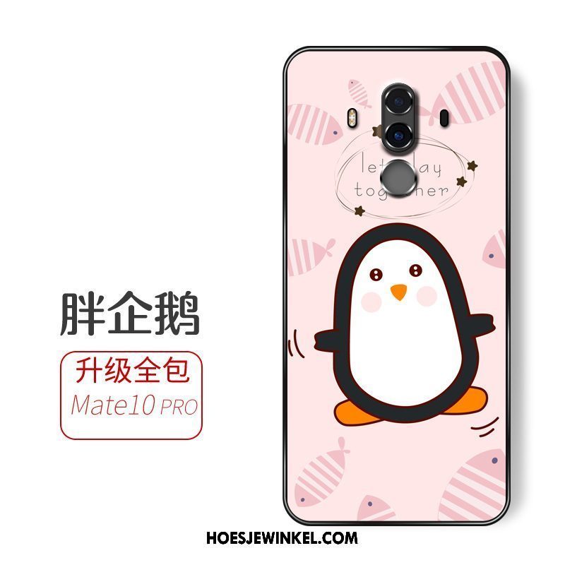 Huawei Mate 10 Pro Hoesje Mobiele Telefoon Groen Zacht, Huawei Mate 10 Pro Hoesje Anti-fall Hanger