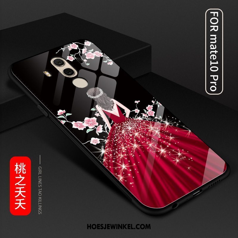 Huawei Mate 10 Pro Hoesje Rood Hoes Mobiele Telefoon, Huawei Mate 10 Pro Hoesje