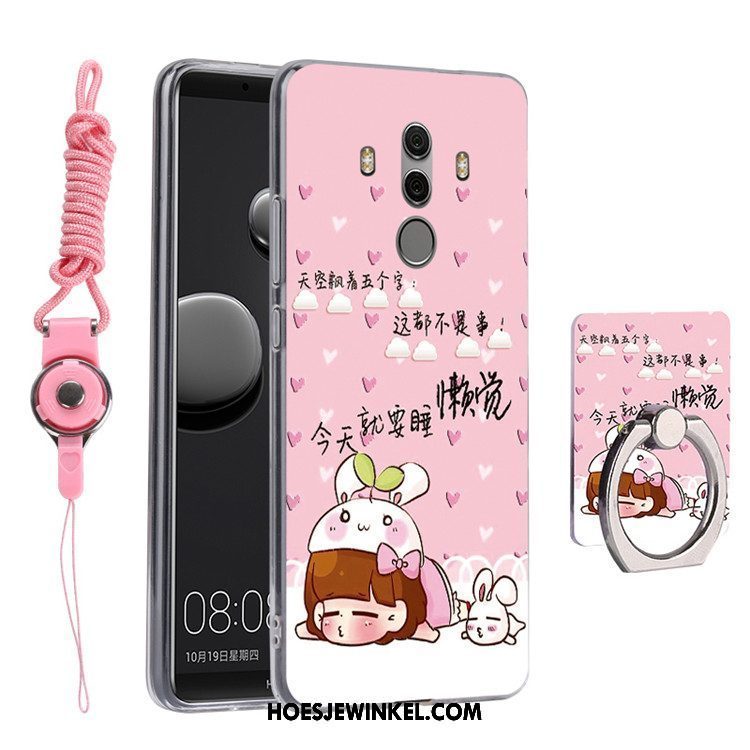 Huawei Mate 10 Pro Hoesje Roze Hoes Zacht, Huawei Mate 10 Pro Hoesje Mobiele Telefoon Bescherming