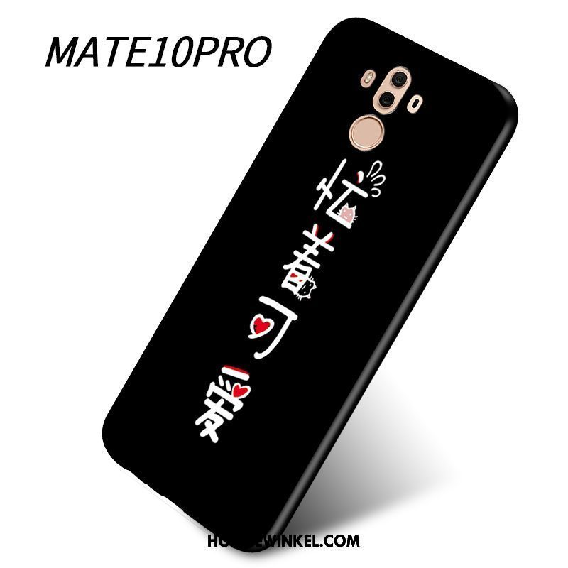 Huawei Mate 10 Pro Hoesje Zacht Persoonlijk Zwart, Huawei Mate 10 Pro Hoesje Trend Mobiele Telefoon