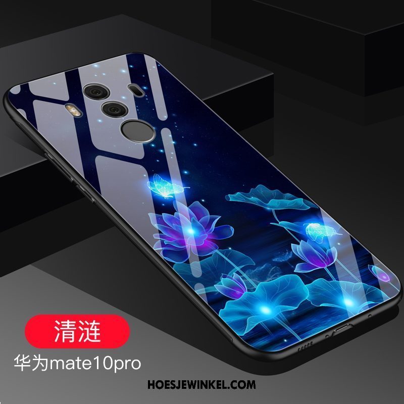 Huawei Mate 10 Pro Hoesje Zacht Trend Hard, Huawei Mate 10 Pro Hoesje Mobiele Telefoon Blauw