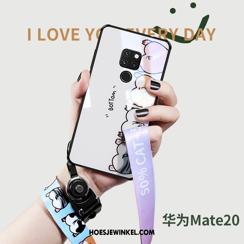 Huawei Mate 20 Hoesje All Inclusive Trend Scheppend, Huawei Mate 20 Hoesje Anti-fall Glas