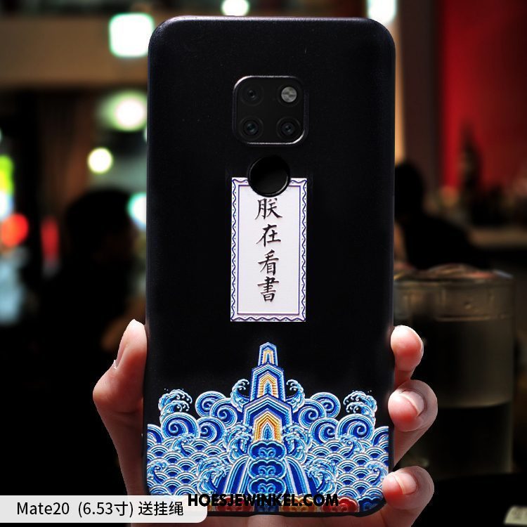 Huawei Mate 20 Hoesje Bescherming Anti-fall Trendy Merk, Huawei Mate 20 Hoesje Dun Hanger