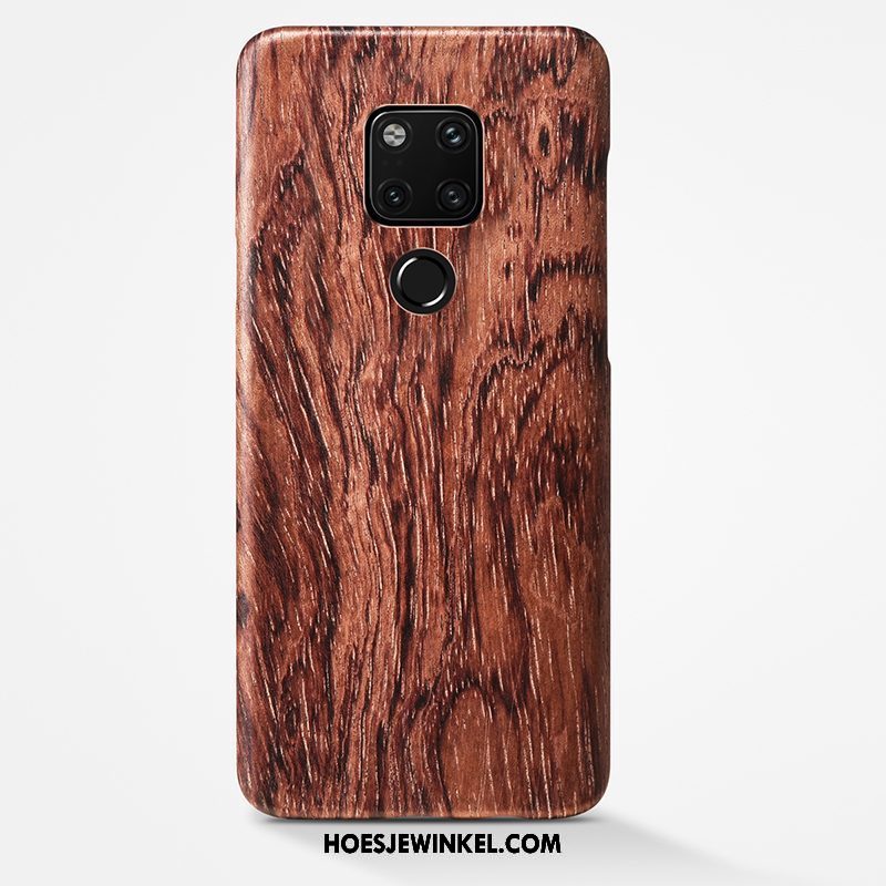 Huawei Mate 20 Hoesje Dun Trendy Merk Bescherming, Huawei Mate 20 Hoesje All Inclusive Hout