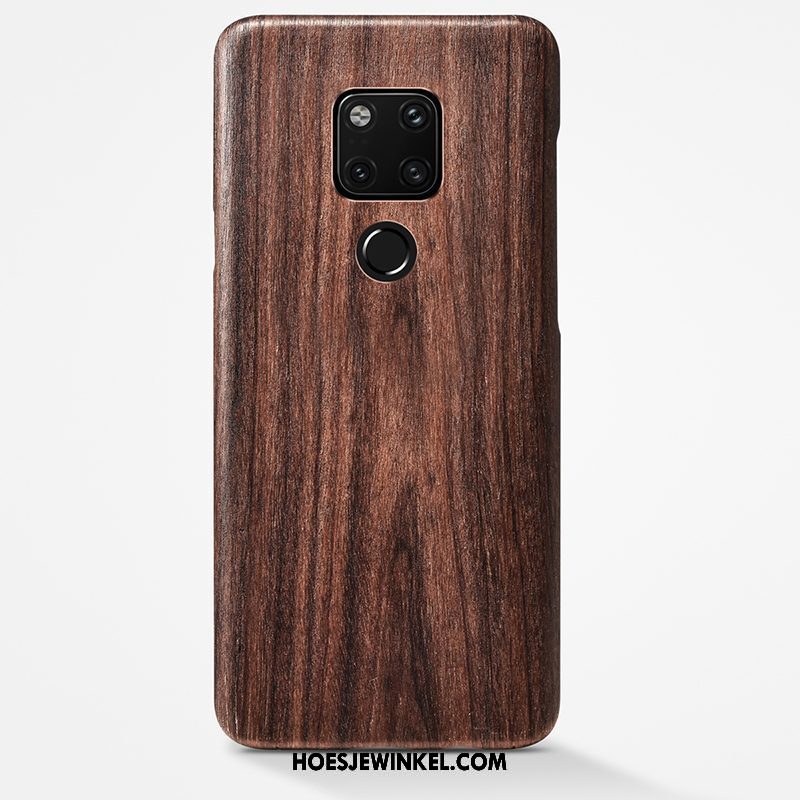 Huawei Mate 20 Hoesje Dun Trendy Merk Bescherming, Huawei Mate 20 Hoesje All Inclusive Hout