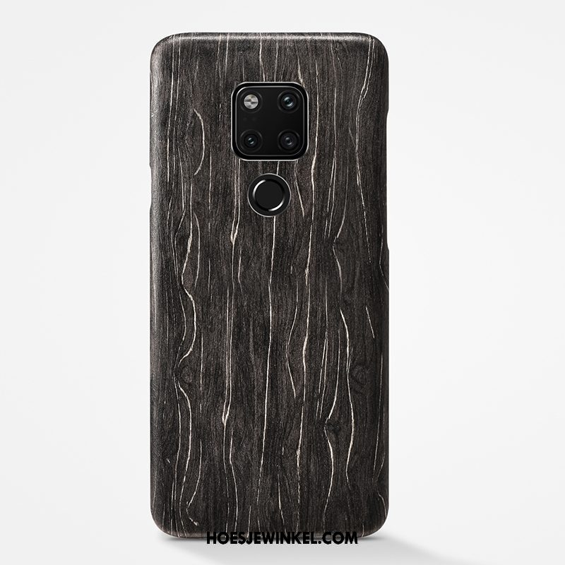 Huawei Mate 20 Hoesje Dun Trendy Merk Bescherming, Huawei Mate 20 Hoesje All Inclusive Hout