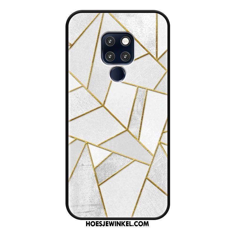 Huawei Mate 20 Hoesje Kleur Hoes Scheppend, Huawei Mate 20 Hoesje Eenvoudige Geometrie