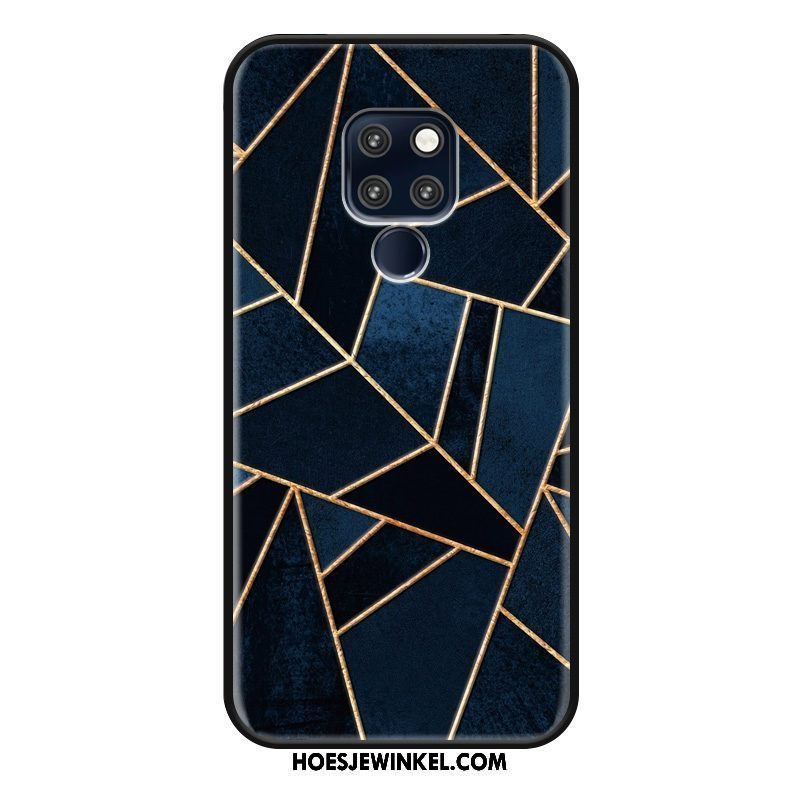 Huawei Mate 20 Hoesje Kleur Hoes Scheppend, Huawei Mate 20 Hoesje Eenvoudige Geometrie