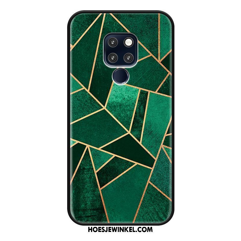 Huawei Mate 20 Hoesje Kleur Hoes Scheppend, Huawei Mate 20 Hoesje Eenvoudige Geometrie