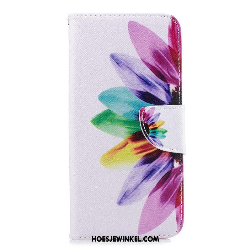 Huawei Mate 20 Hoesje Mooie Folio Mobiele Telefoon, Huawei Mate 20 Hoesje Blauw Leren Etui