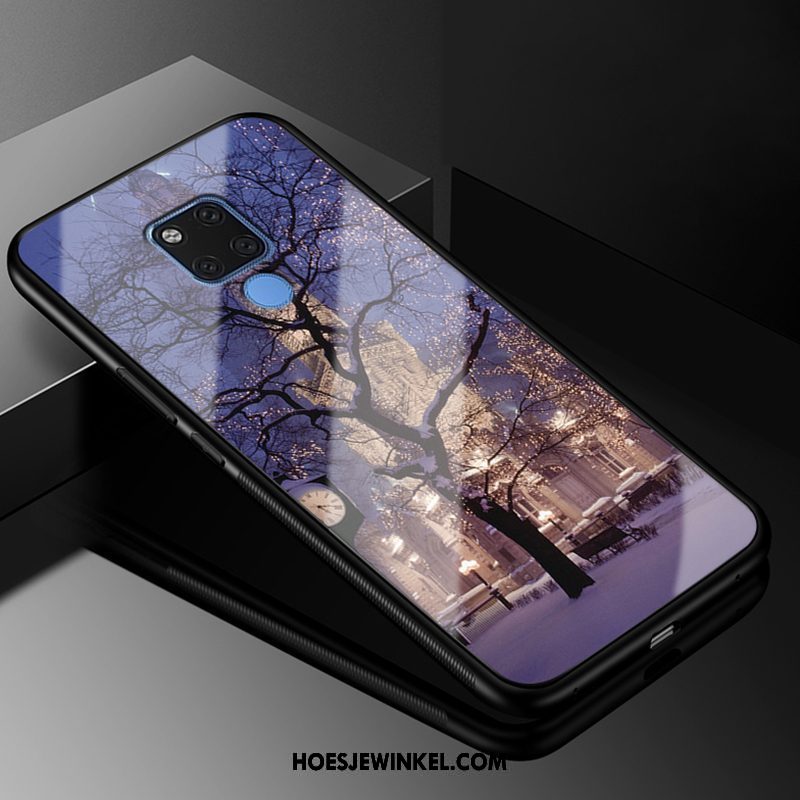 Huawei Mate 20 Hoesje Persoonlijk Purper Trendy Merk, Huawei Mate 20 Hoesje Scheppend All Inclusive