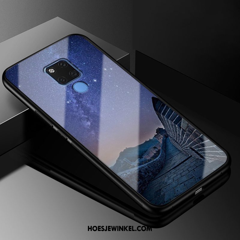 Huawei Mate 20 Hoesje Persoonlijk Purper Trendy Merk, Huawei Mate 20 Hoesje Scheppend All Inclusive