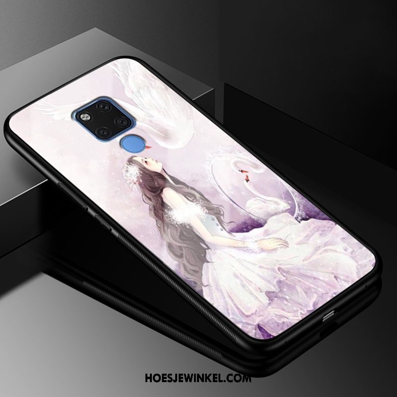 Huawei Mate 20 Hoesje Persoonlijk Purper Trendy Merk, Huawei Mate 20 Hoesje Scheppend All Inclusive