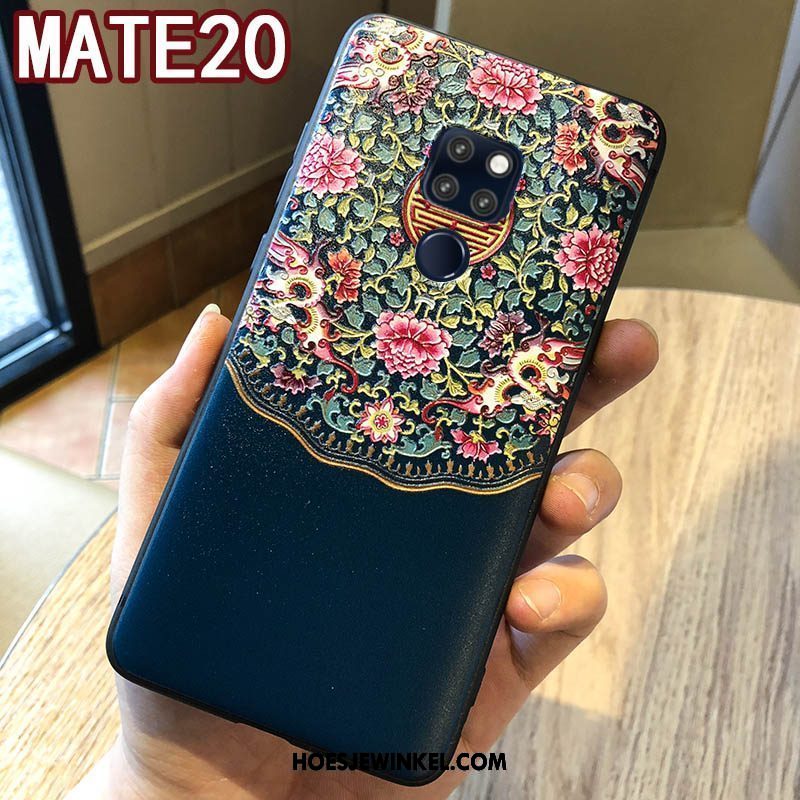 Huawei Mate 20 Hoesje Persoonlijk Siliconen Paleis, Huawei Mate 20 Hoesje Zwart Zacht