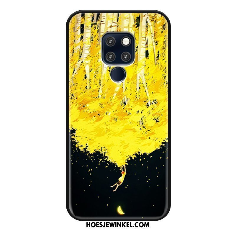 Huawei Mate 20 Hoesje Scheppend Anti-fall Blauw, Huawei Mate 20 Hoesje Bescherming Schrobben