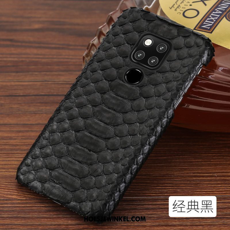 Huawei Mate 20 Hoesje Trendy Merk Kwaliteit Leer, Huawei Mate 20 Hoesje Hard Anti-fall