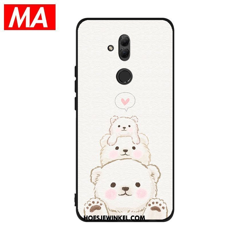 Huawei Mate 20 Lite Hoesje Bescherming Wit Hoes, Huawei Mate 20 Lite Hoesje Mobiele Telefoon Zacht