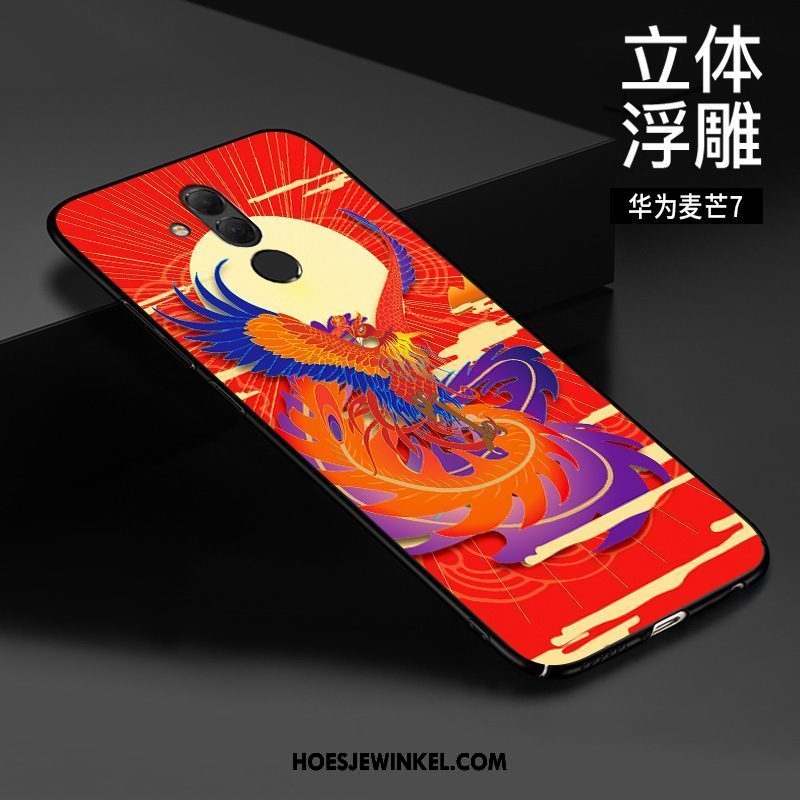 Huawei Mate 20 Lite Hoesje Mobiele Telefoon Bescherming Chinese Stijl, Huawei Mate 20 Lite Hoesje Driedimensionaal All Inclusive