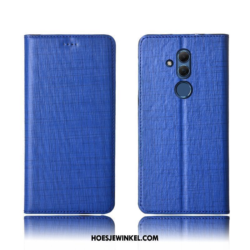 Huawei Mate 20 Lite Hoesje Mobiele Telefoon Zacht Bescherming, Huawei Mate 20 Lite Hoesje Hoes Leren Etui Braun