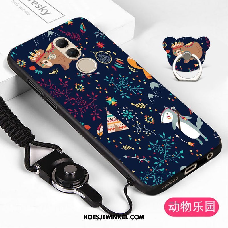 Huawei Mate 20 Lite Hoesje Spotprent Hanger Super Schattig, Huawei Mate 20 Lite Hoesje Bescherming Anti-fall