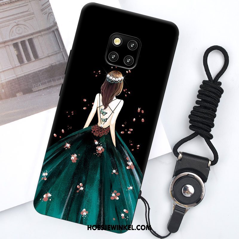 Huawei Mate 20 Pro Hoesje All Inclusive Mobiele Telefoon Dun, Huawei Mate 20 Pro Hoesje Zwart Hanger