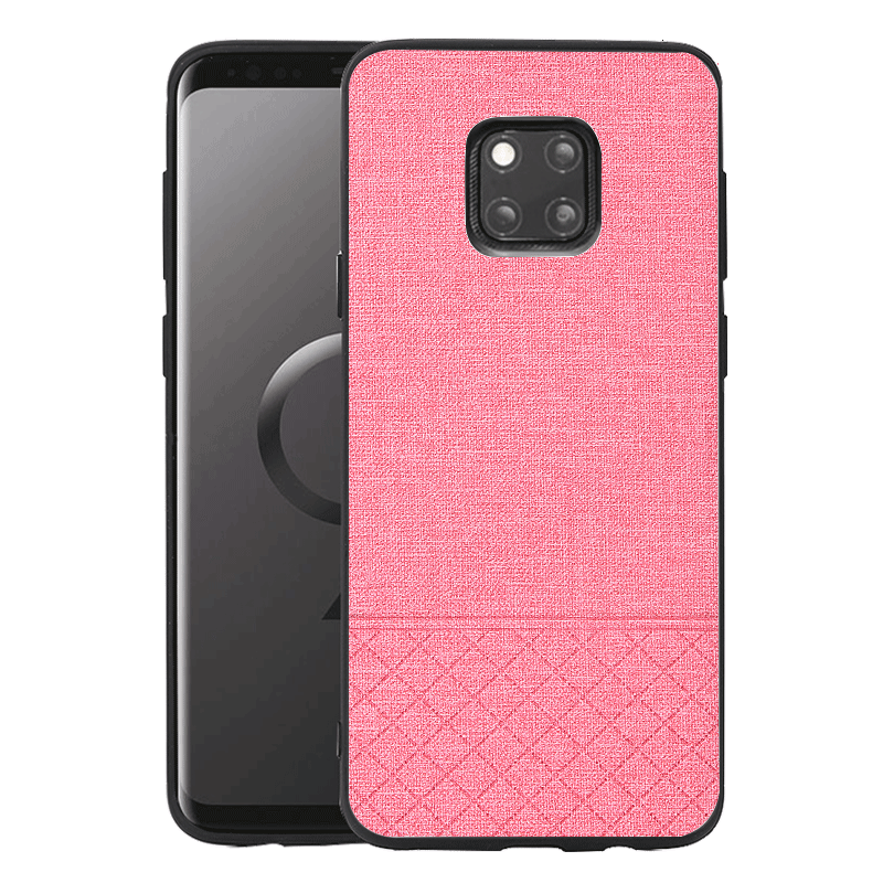 Huawei Mate 20 Pro Hoesje Bescherming Anti-fall Roze, Huawei Mate 20 Pro Hoesje Leren Etui Mobiele Telefoon