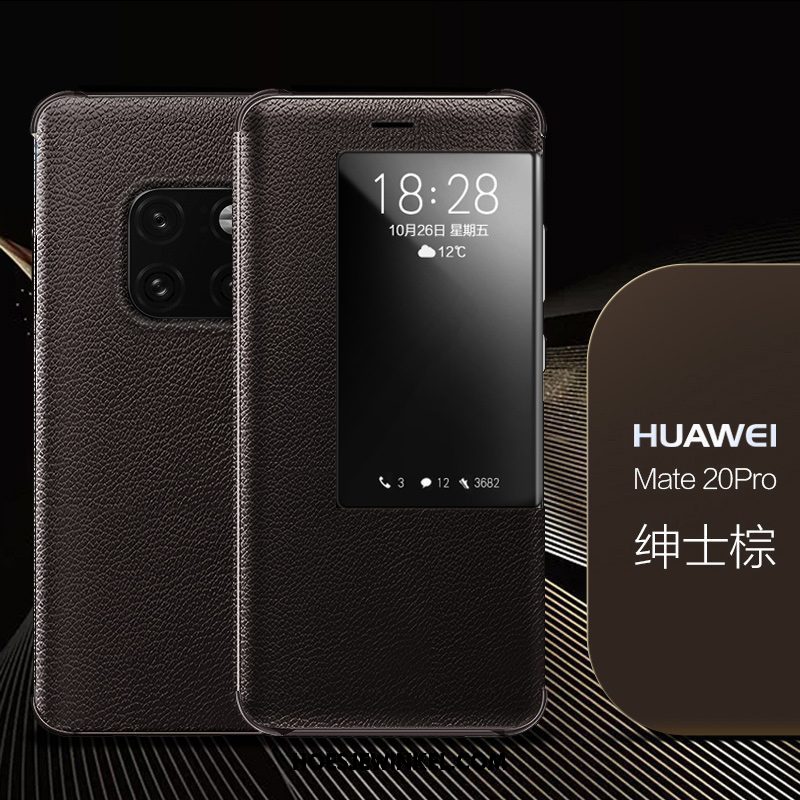 Huawei Mate 20 Pro Hoesje Folio Persoonlijk Anti-fall, Huawei Mate 20 Pro Hoesje All Inclusive Bescherming