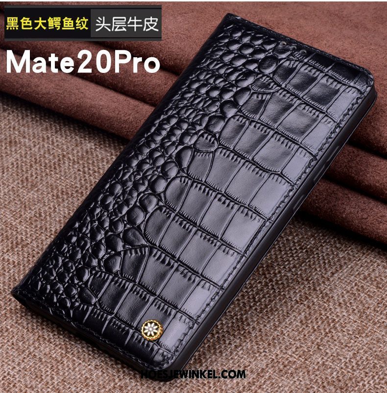Huawei Mate 20 Pro Hoesje Grote Mobiele Telefoon Zwart, Huawei Mate 20 Pro Hoesje Bescherming Hoes Braun