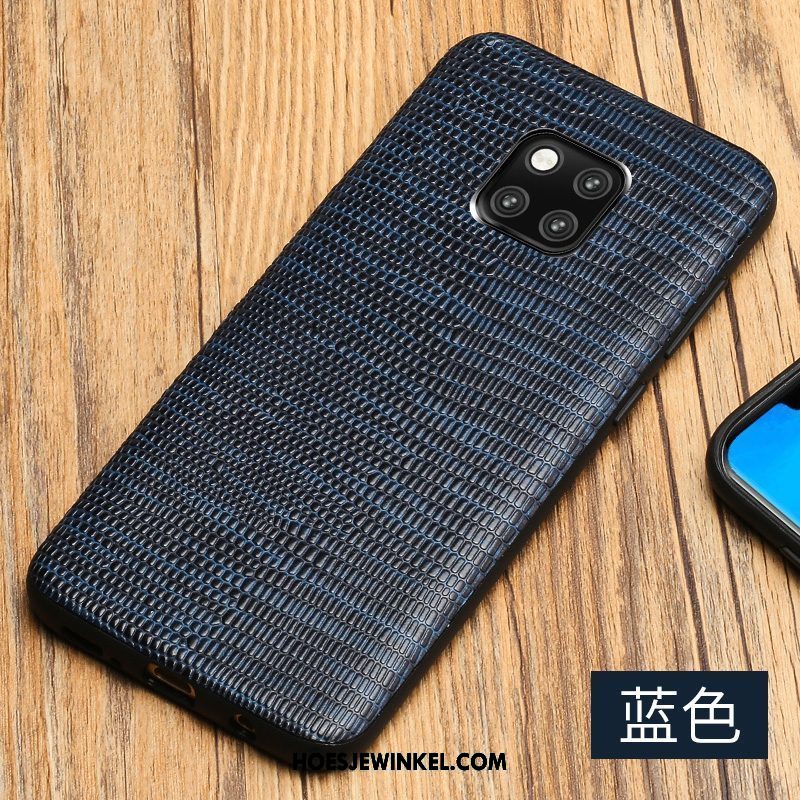 Huawei Mate 20 Pro Hoesje High End Nieuw Bedrijf, Huawei Mate 20 Pro Hoesje Donkerblauw Bescherming