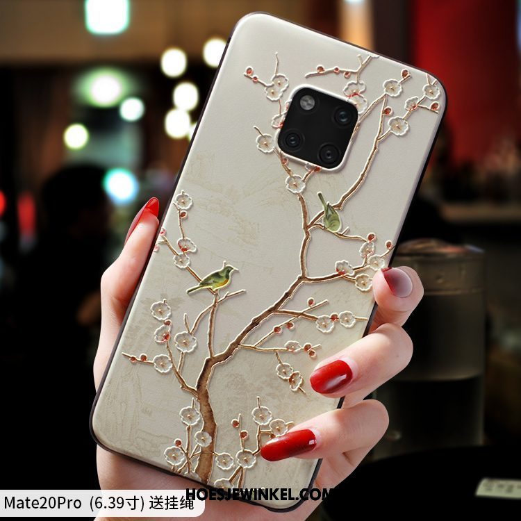 Huawei Mate 20 Pro Hoesje Schrobben Bescherming Trendy Merk, Huawei Mate 20 Pro Hoesje Hanger Mobiele Telefoon