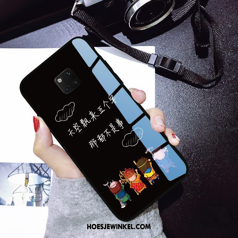 Huawei Mate 20 Pro Hoesje Spiegel Mobiele Telefoon Persoonlijk, Huawei Mate 20 Pro Hoesje Blauw Dun