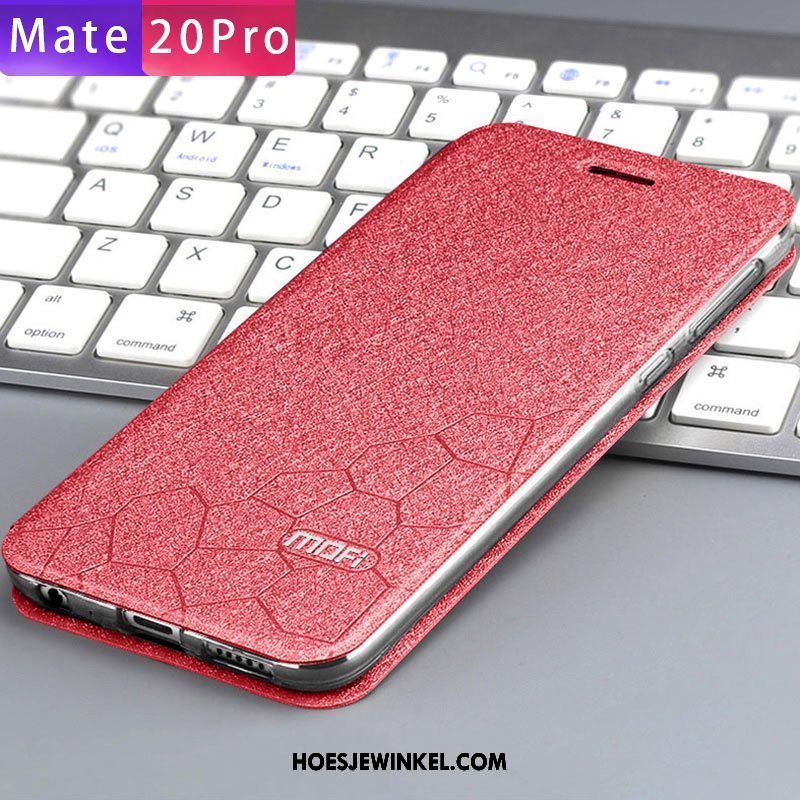 Huawei Mate 20 Pro Hoesje Trendy Merk Mobiele Telefoon Anti-fall, Huawei Mate 20 Pro Hoesje Leren Etui All Inclusive